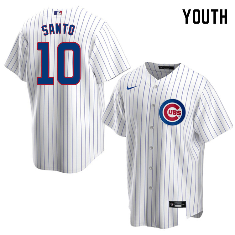 Nike Youth #10 Ron Santo Chicago Cubs Baseball Jerseys Sale-White